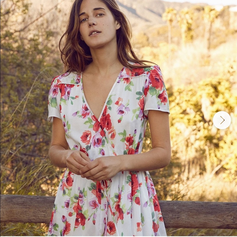 Christy Dawn “Dawn” Dress in watercolor rose